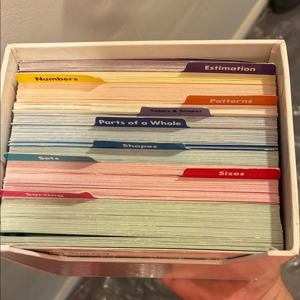 VINTAGE RARE Lakeshore All About Math Photo Library LEARNING FLASH CARDS - Picture 3 of 15